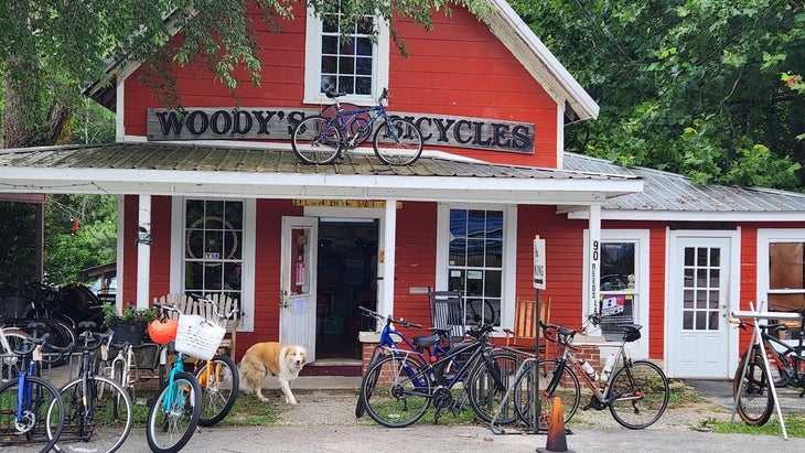 Woody's Bicycles, Sewanee, Tennessee