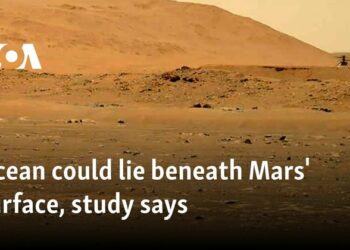 Ocean could lie beneath Mars' surface, study says