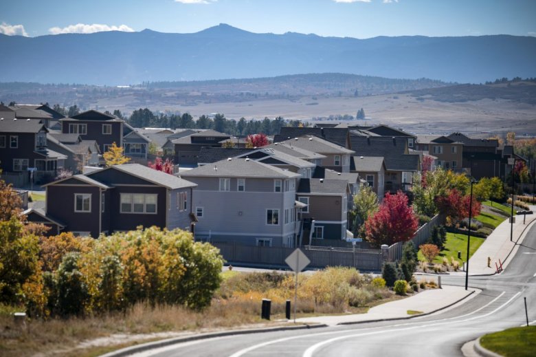 Homes in a neighborhood