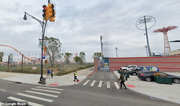 A 46-year-old woman was raped at knifepoint by a suspected migrant next to the Coney Island boardwalk on Sunday, right on this stretch of street adjacent to the famed boardwalk