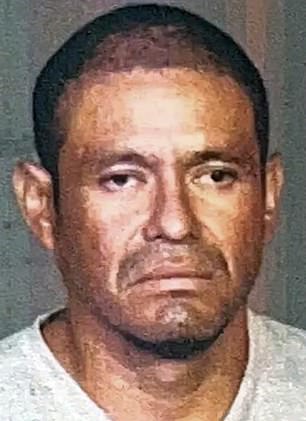 Moreno (pictured) fought back the woman's boyfriend as the rape took place, cops said