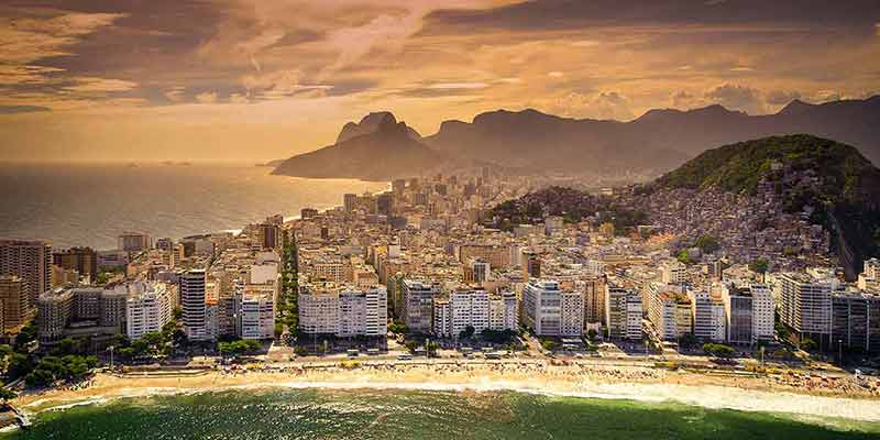 beautiful beaches in south america Copacabana Beach