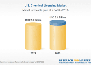 United States $3.1 Bn Chemical Licensing Market to 2029 Featuring Dow, ExxonMobil, Eastman, Chevron Philips, Sumitomo, Sulzer, and Mitsubishi