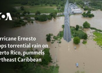 Hurricane Ernesto strengthens overnight, moves toward Bermuda