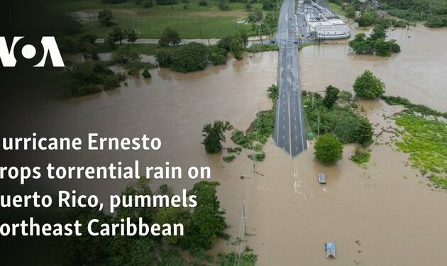 Hurricane Ernesto strengthens overnight, moves toward Bermuda