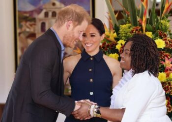 Meghan Markle and Prince Harry kick off visit to Colombia: Photos