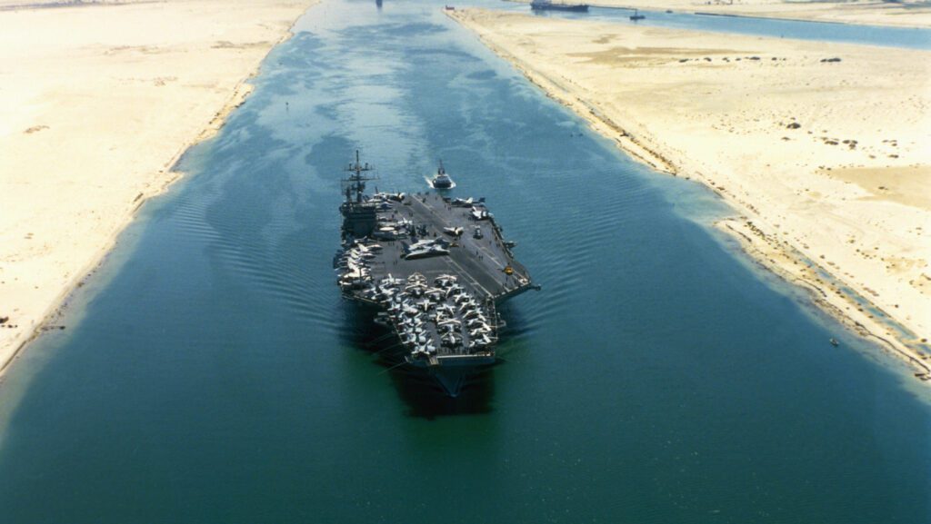 Can U.S. Aircraft Carriers Fit Through The Suez And Panama Canals?