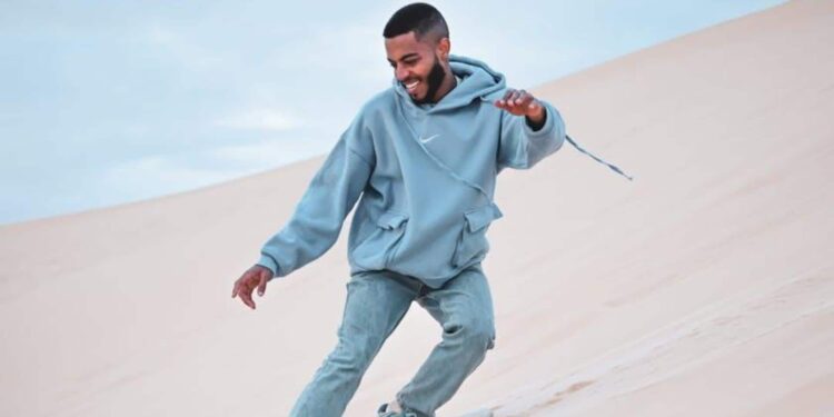 Sandboarding in Colorado's natural marvel