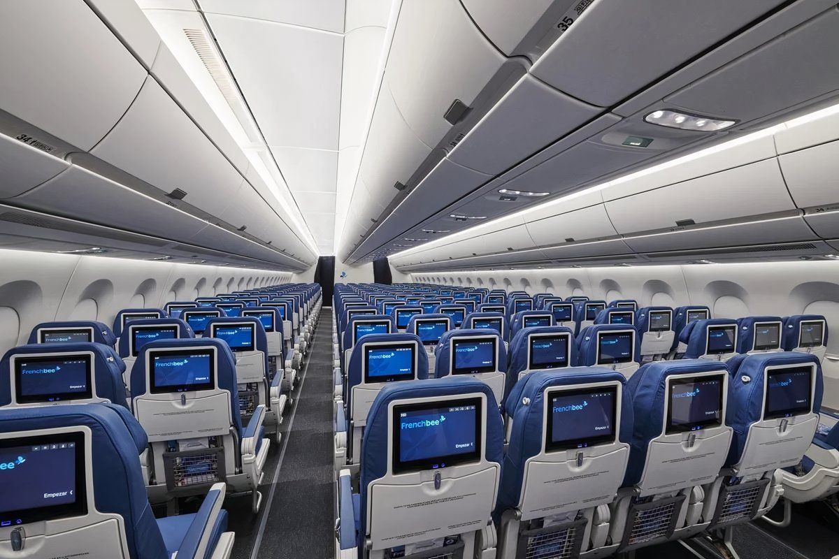 French bee A350-1000 interior