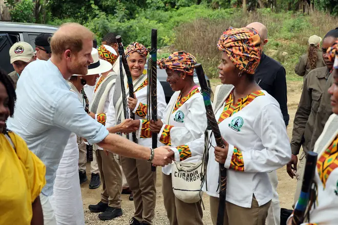 Prince Harry in San Basilio de Palenque