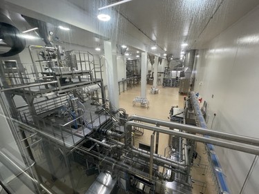 The process where the cans are filled with infant formula powder is also has the strongest hygiene controls at the Canada Royal Milk facility in Kingston, Ont. on Tuesday, August. 13, 2024. Elliot Ferguson/The Whig-Standard/Postmedia Network