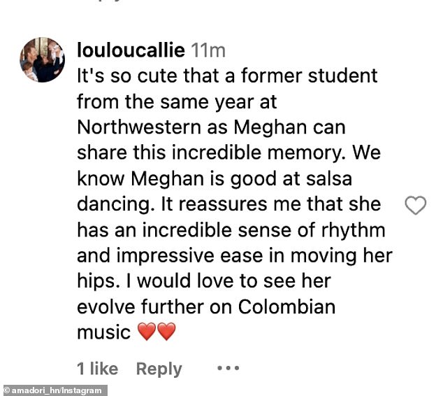 Many rushed to the comments to praise the duchess's versatility of skills and to thank her classmate for sharing the sweet memory