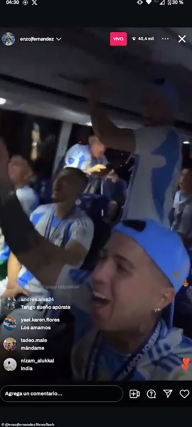 He sparked a racism storm on Instagram after winning the Copa America with Argentina