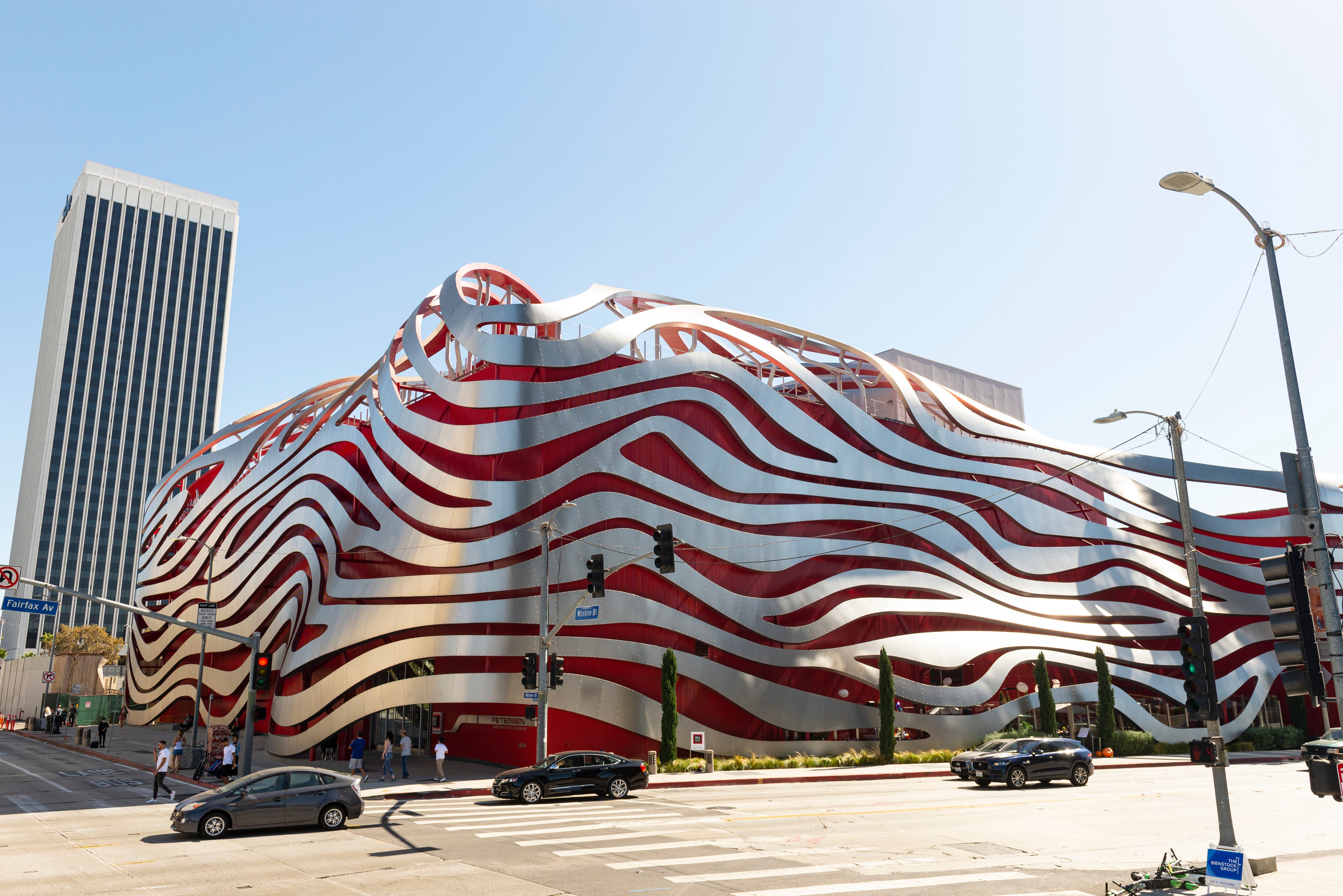 The Petersen Automotive Museum boasts many vehicle exhibitions