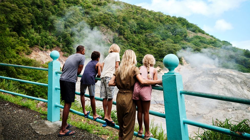 Alfred herself spent time in the mud baths at Sulpher Springs, which are thought to have restorative properties (Credit: St Lucia Tourism Authority)