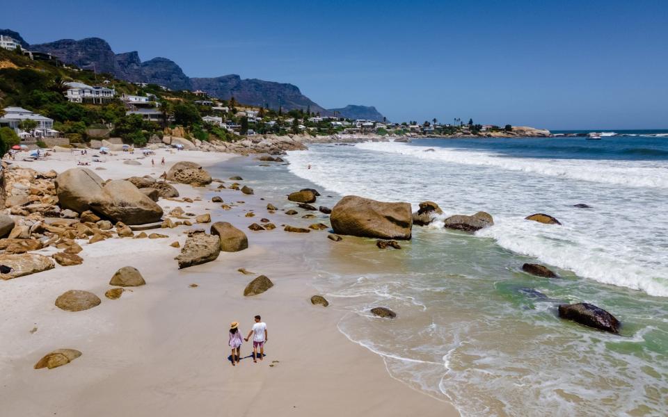 Camps Bay beach in Cape Town