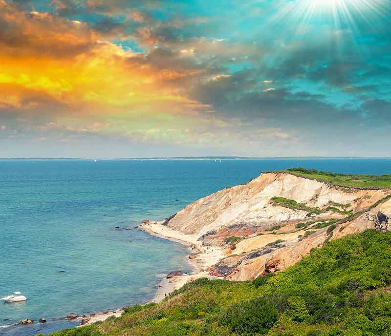 clear water beaches in massachusetts Aquinnah Beach