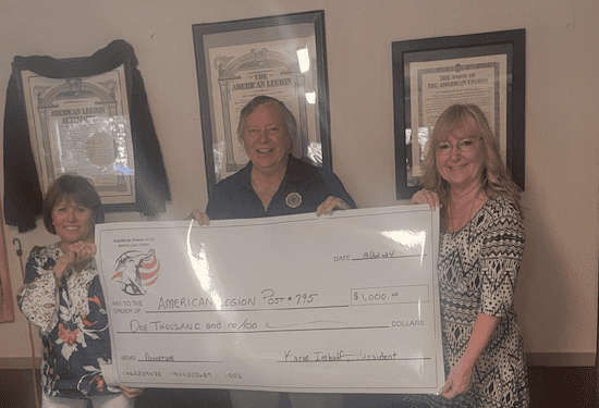 Local republican women donate $1,000 to the South Lake Tahoe American Legion | South Lake Tahoe