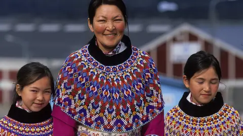 Getty Images Inuit family in Greenland