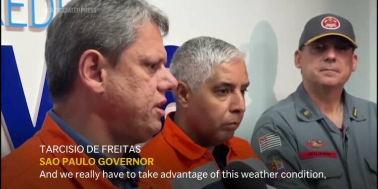 Wildfires in Brazil leave at least 2 dead in Sao Paulo state