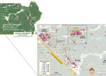 Founders Metals Increases Confidence in Regional Exploration Targets at Antino
