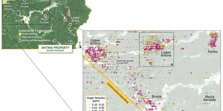 Founders Metals Increases Confidence in Regional Exploration Targets at Antino