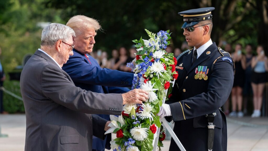 Trump lays wreath to mark 3 years since Kabul airport attack that killed US troops