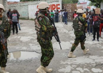 Kenyan police in Haiti haven’t received full promised salary in two months
