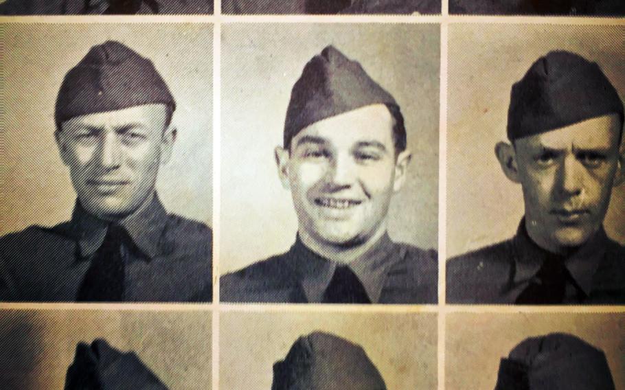 The late Bernard Stein, center, fought in the Philippines during World War II as a member of the 38th Infantry Division. 