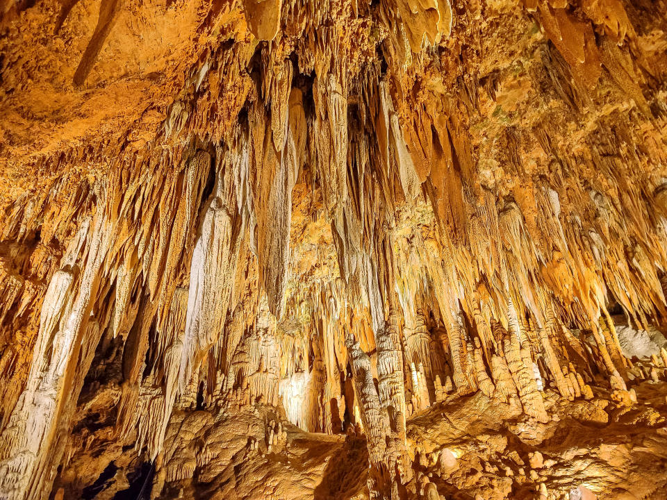 Luray Caverns in Luray, Virginia on April 9th, 2021.