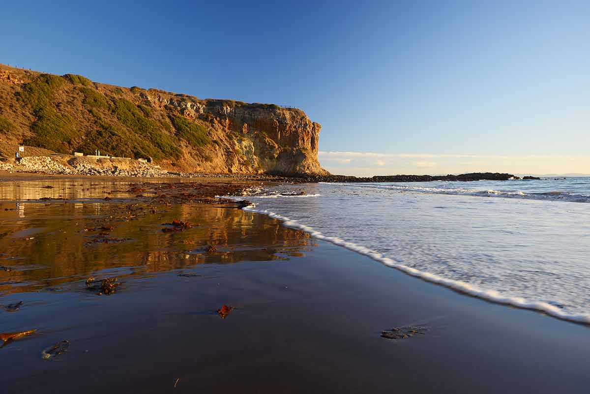 black sand beach california