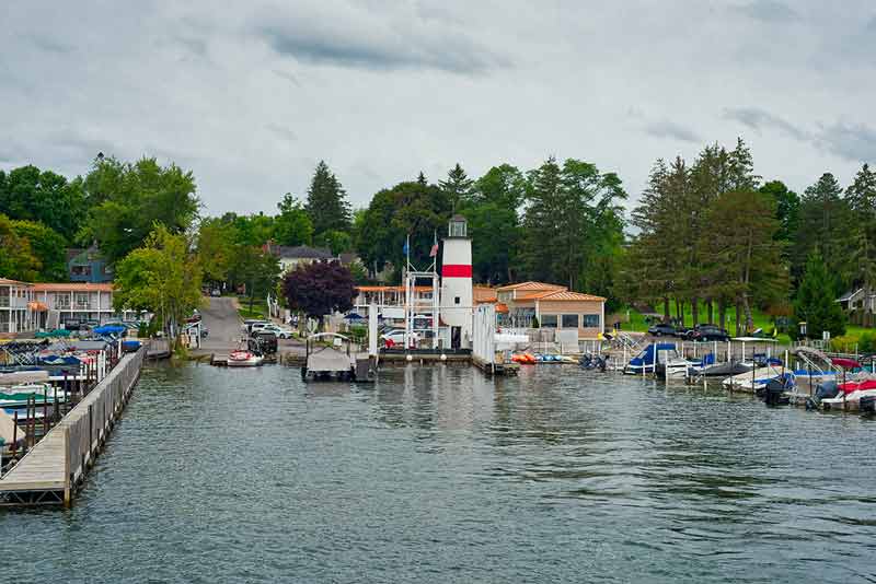 Otsego Lake boats and marina