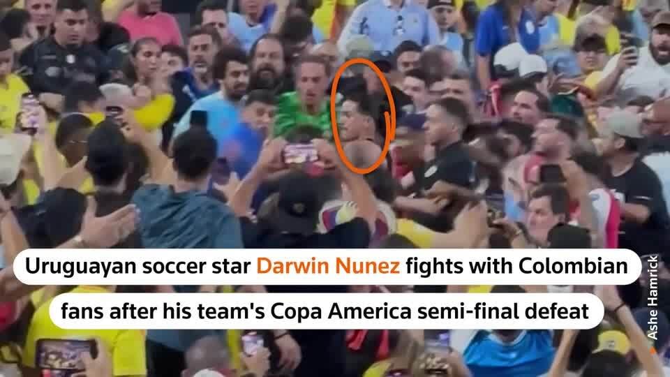 Darwin Nunez Handed Lengthy Ban After Copa America Brawl Post Uruguay's Defeat to Colombia 2 668fbaf6e4b036707381ba5a 1720695728569 Darwin Nunez Handed Lengthy Ban After Copa America Brawl Post Uruguay's Defeat to Colombia