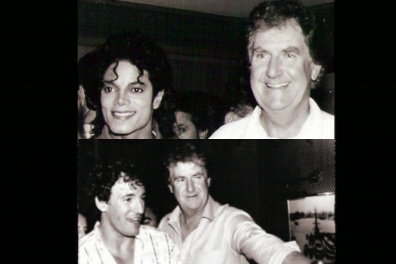 Kevin Jacobsen with Michael Jackson and Bruce Springsteen