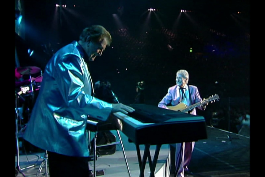 Kevin Jacobsen playing piano