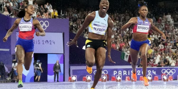 Alfred brings first Olympic medal to St. Lucia in women's 100 dash as Richardson settles for silver | Other Sports