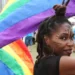 Sean Drakes via Getty Supporters of LGBT rights and equality conclude three weeks of solidarity-building events with a festive parade during the first annual Pride Arts Festival on July 28 in Port of Spain, Trinidad.