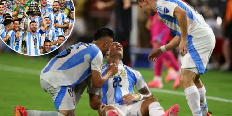 Argentina tops Colombia for second straight Copa America title