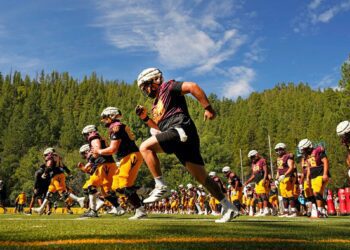 Arizona State football bonding during annual Camp Tontozona trip