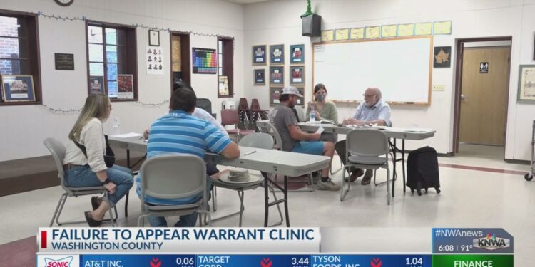 Arkansas Justice Reform Coalition holds failure to appear warrant clinic