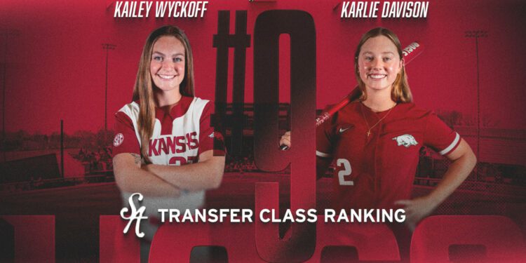 Arkansas Ranked No. 9 in Softball America Transfer Class Rankings