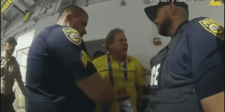 Bodycam video shows head of Colombia’s soccer federation, son getting arrested after Copa America chaos - WSVN 7News | Miami News, Weather, Sports