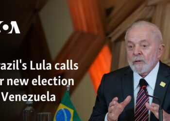 Brazil's Lula calls for new election in Venezuela
