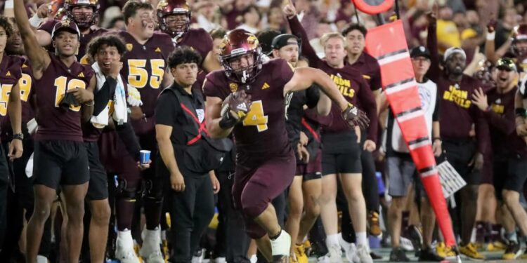 Cameron Skattebo, Arizona State’s do-it-all RB, meets a new audience in Big 12
