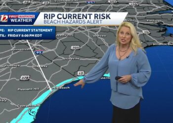 Category Two Hurricane Ernesto near Bermuda, rip current risks along North Carolina Coast