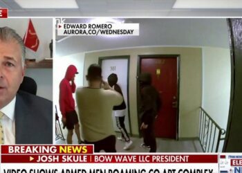 Chilling video shows migrant gang terrorizing Colorado apartment complex