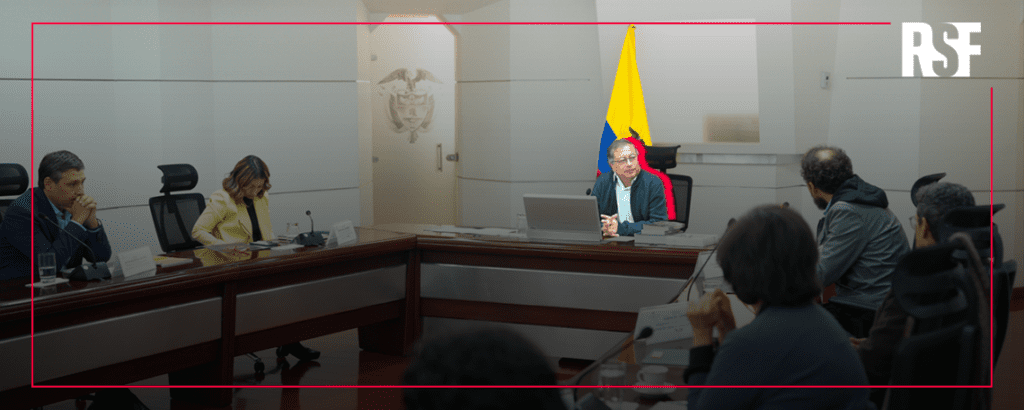 Colombia’s president to create direct communication channel with RSF and FLIP on cases of violence against journalists