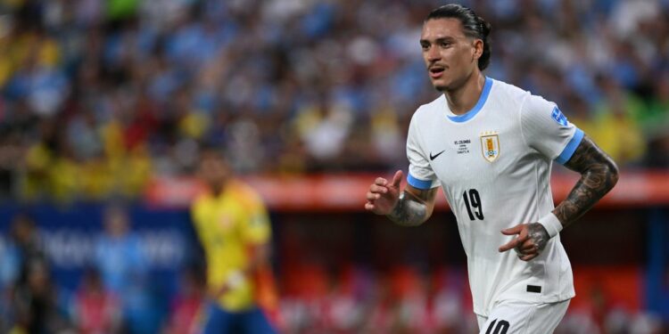 Darwin Nuñez Banned for Five Games by CONMEBOL for Copa America Brawl