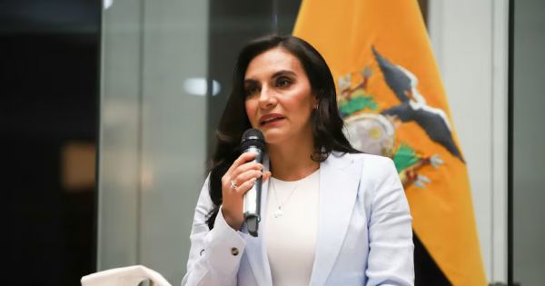 Ecuador's VP files gender violence complaint against Noboa — MercoPress