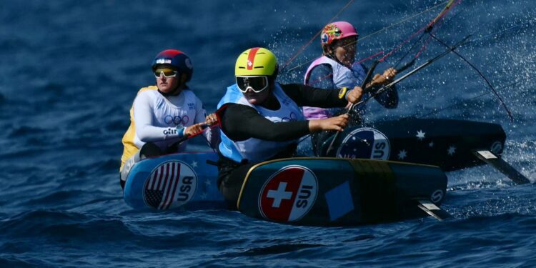 First Olympic kiteboarding gold goes to GB's Eleanor Aldridge, USA's Daniela Moroz finishes fourth